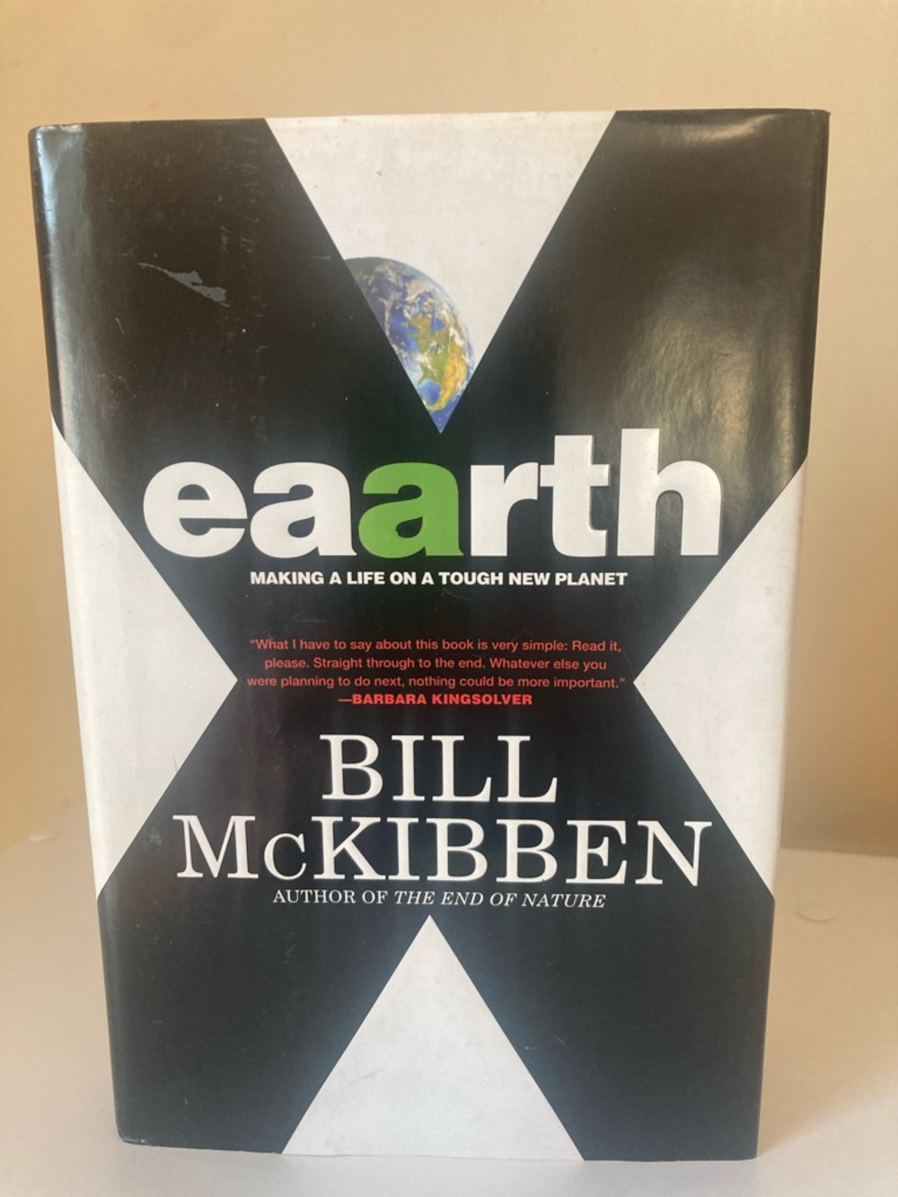 Bill McKibben "Eaarth" Hardcover Book